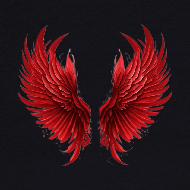 Red wings by WingedWear8